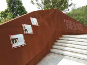 顺昌耐候钢挡土墙